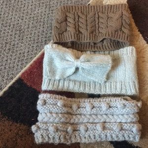 Three winter headpieces super warm